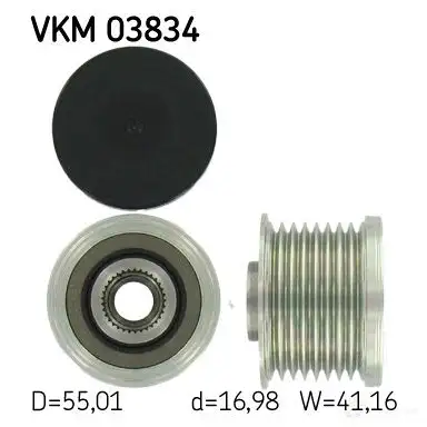 Обгонная муфта генератора SKF VKM 03834 F1FXULU 594569 VKN 350