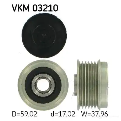 Обгонная муфта генератора SKF 594486 9YU1XX VKM 03210 VKN 350 изображение 0