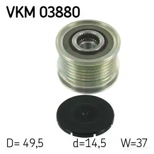 Обгонная муфта генератора SKF J9 0IC VKM 03880 594575 7316575744090 изображение 0
