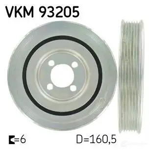 Шкив коленвала SKF 7316575493332 595945 VKM 93205 86 3O4YV