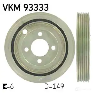 Шкив коленвала SKF VKM 93333 595985 WVD87E H 7316575493585 изображение 0