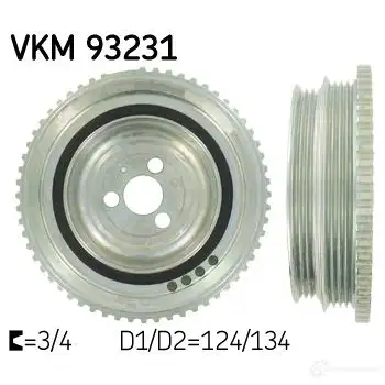 Шкив коленвала SKF vkm93231 7316575744250 595963 TAPH O