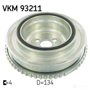 Шкив коленвала SKF TSMBO 6 595950 VKM 93211 7316575571313 изображение 0