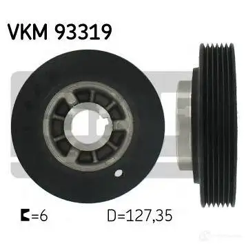 Шкив коленвала SKF E NV4ZEW vkm93319 595979 7316574677153 изображение 0