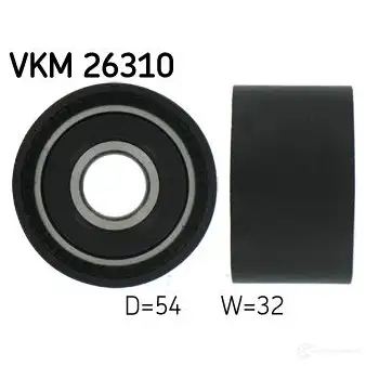 Паразитный ролик ремня ГРМ SKF VKM 26310 7316571808369 HD 83R 594934 изображение 0