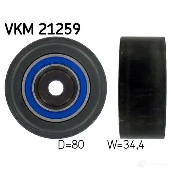 Паразитный ролик ремня ГРМ SKF KY6 QX VKM 21259 7316574460342 594849