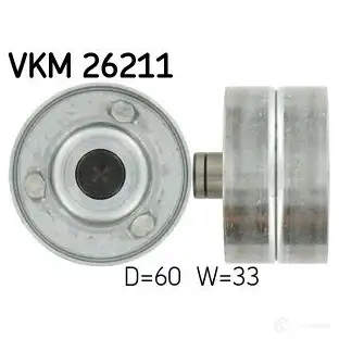 Паразитный ролик ремня ГРМ SKF 594931 7316570041620 YHLQ U VKM 26211 изображение 0