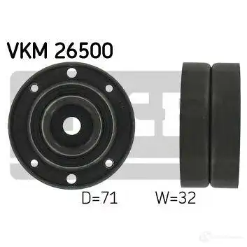 Обводной ролик ремня ГРМ SKF 9KL BK2 594936 7316577741783 vkm26500