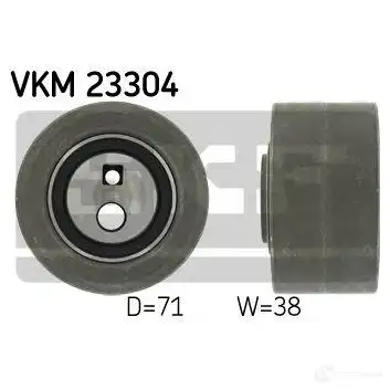 Обводной ролик ремня ГРМ SKF vkm23304 P7 K3VQX 594889 7316571673332 изображение 0