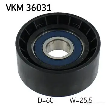 Паразитный ролик приводного ремня SKF 9Q NXR 7316572310373 VKM 36031 595299 изображение 4
