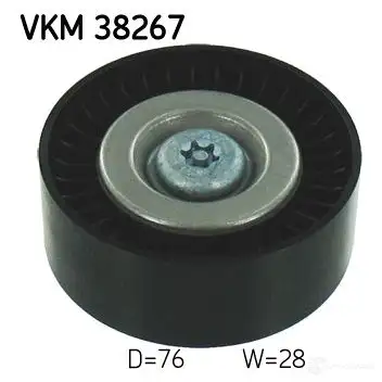 Паразитный ролик приводного ремня SKF Z19 CF5 595450 VKM 38267 7316576195457 изображение 0