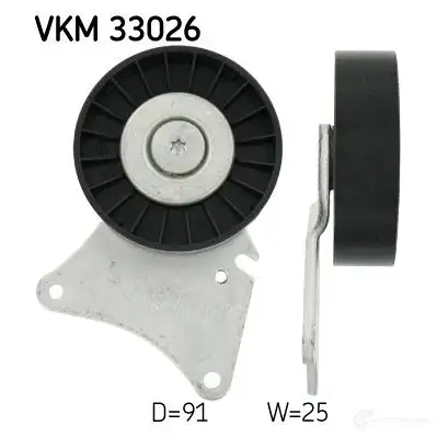 Паразитный ролик приводного ремня SKF 7316572227886 595109 VKM 33026 PION B