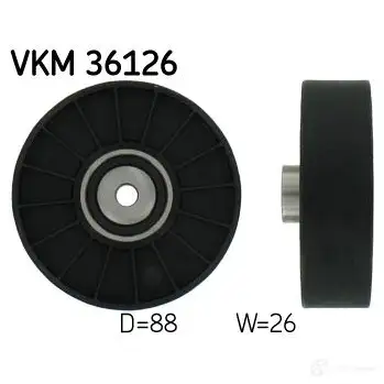 Обводной ролик приводного ремня SKF NZ FMLOI vkm36126 7316575367145 595330 изображение 0