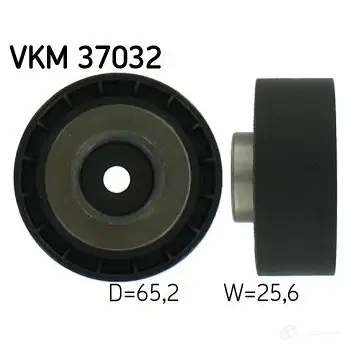Обводной ролик приводного ремня SKF R UUD7 595362 vkm37032 7316574923991 изображение 0