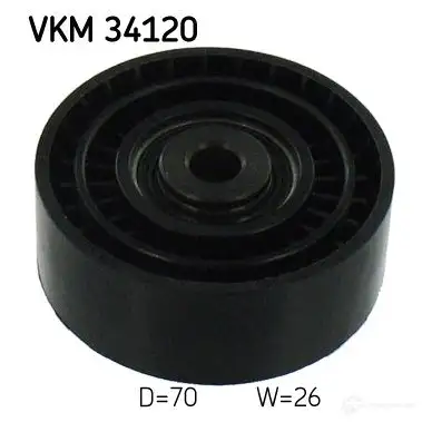 Паразитный ролик приводного ремня SKF U8 UZZ 595220 VKM 34120 7316575294380