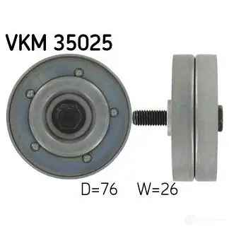 Паразитный ролик приводного ремня SKF VKM 35025 595255 7316572530641 5 WDF9MR изображение 0