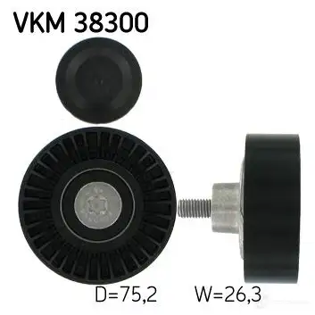 Паразитный ролик приводного ремня SKF 595451 VKM 38300 F T907 7316574686766 изображение 0