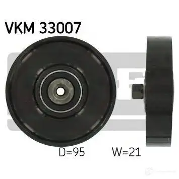 Обводной ролик приводного ремня SKF vkm33007 ML JNPKE 595090 7316571331829 изображение 0