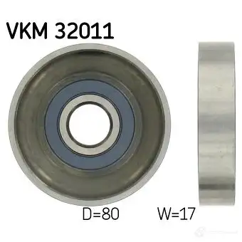 Обводной ролик приводного ремня SKF 595044 vkm32011 1M9 YS 7316571334233 изображение 0