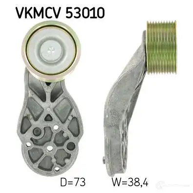 Паразитный ролик приводного ремня SKF 7316574429660 EV 7AI VKMCV 53010 597321 изображение 0