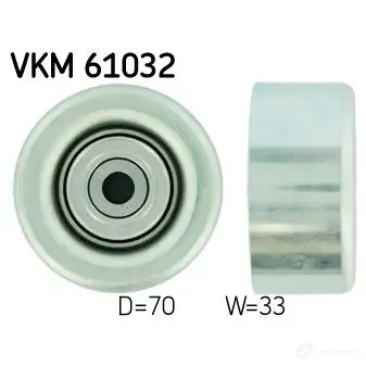 Паразитный ролик приводного ремня SKF 7316575567385 VKM 61032 595531 S FJ62F4 изображение 0