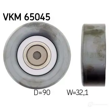 Паразитный ролик приводного ремня SKF 595657 VKM 65045 7316574459964 U B93K изображение 0