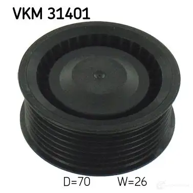 Паразитный ролик приводного ремня SKF W XFBUE 595035 VKM 31401 7316575583200