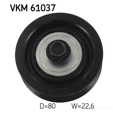 Паразитный ролик приводного ремня SKF VKM 61037 BV0XI Z 595533 7316575428129 изображение 0