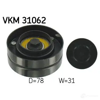 Паразитный ролик приводного ремня SKF 2L6 O7 594995 VKM 31062 7316575631321