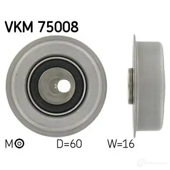 Натяжной ролик ГРМ SKF 7 NP7EKW 7316575481186 VKM 75008 595800 изображение 0