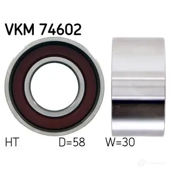Натяжной ролик ГРМ SKF VYV9W W8 7316573034179 VKM 74602 595786 изображение 0