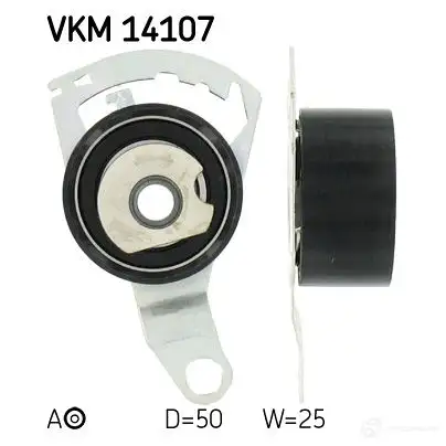 Натяжной ролик ГРМ SKF VKM 14107 594739 7P 1LJMY 7316571534411