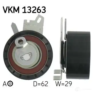 Натяжной ролик ГРМ SKF 9EL1 KZ 7316573963974 VKM 13263 594725