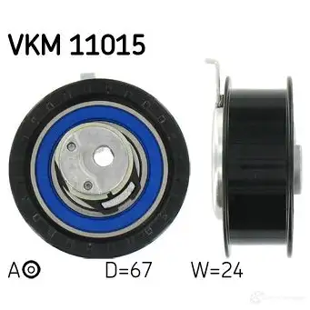 Натяжной ролик ГРМ SKF 7316571535388 T HXW7 594612 VKM 11015