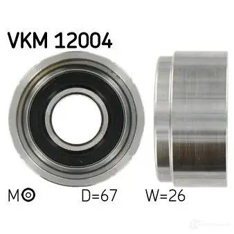Натяжной ролик ГРМ SKF 7316577649058 vkm12004 594669 H1WJEO 3