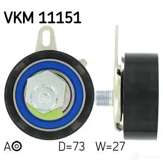 Натяжной ролик ГРМ SKF 594640 VKM 11151 KH1 QWZV 7316572120088 изображение 0