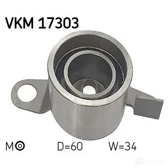 Натяжной ролик ГРМ SKF VKM 17303 34 PRW8 594808 7316572421468