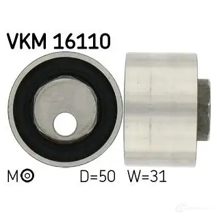 Натяжной ролик ГРМ SKF vkm16110 WW 7V6N5 7316577649683 594783