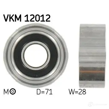 Натяжной ролик ГРМ SKF 6OR1SA R 594671 VKM 12012 7316570566949