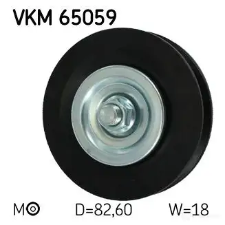 Натяжной ролик приводного ремня SKF VKM 65059 1437179759 4D2 QS5 изображение 0