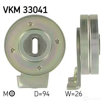 Натяжной ролик приводного ремня SKF vkm33041 595123 7316572129425 UIK8S DH