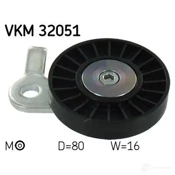 Натяжитель приводного ремня SKF VKM 32051 QX DT9 595068 7316576095573