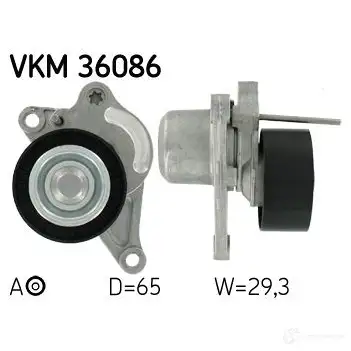 Натяжитель приводного ремня SKF VKM 36086 5 FC16 595322 7316574845736 изображение 0