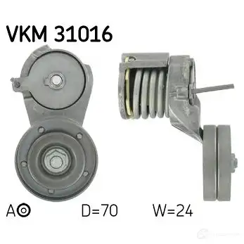 Натяжитель приводного ремня SKF 7316572282298 1GL96 0X 594966 VKM 31016