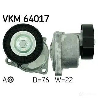Натяжитель приводного ремня SKF VKM 64017 J7YFHO Q 595613 7316574279739 изображение 0