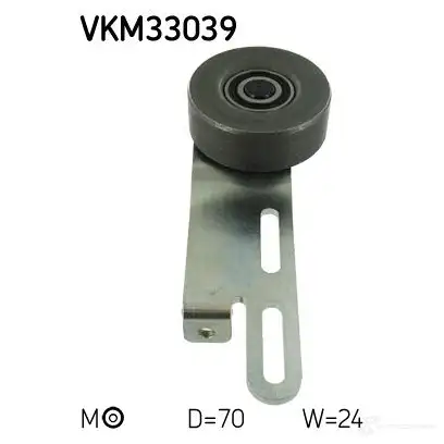 Натяжитель приводного ремня SKF X7M DW 595121 VKM 33039 7316572129401 изображение 0
