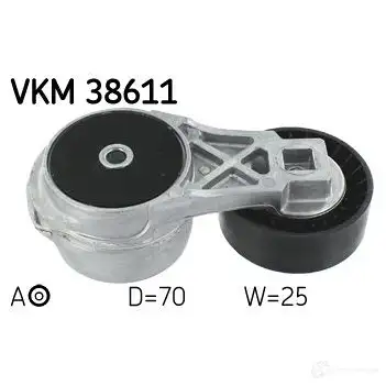 Натяжитель приводного ремня SKF RYB XJ8 595483 VKM 38611 7316576693731 изображение 0