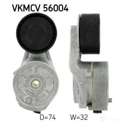 Натяжитель приводного ремня SKF 6T2V CXE 7316572399972 VKMCV 56004 597350 изображение 0