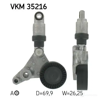 Натяжитель приводного ремня SKF VKM 35216 595263 7316574090266 AQYC H5 изображение 0