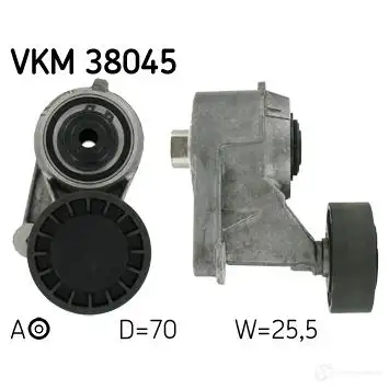 Натяжитель приводного ремня SKF VKM 38045 595381 7316575358358 VRJ5P X изображение 0
